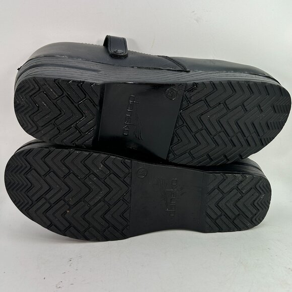 Dansko ladies Betty Leather Mary Jane Pumps 40 black heels 10-10.5 witch core - Picture 3 of 13